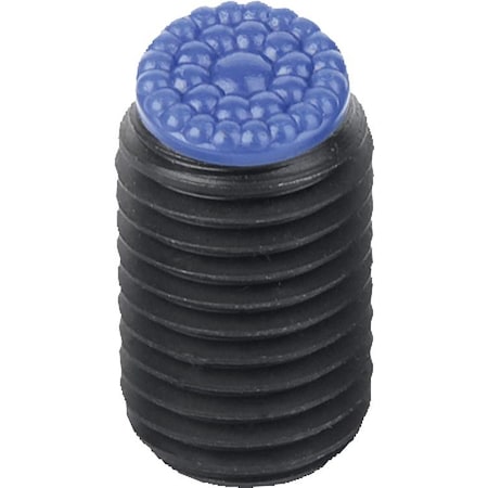 Kipp Self-Aligning Pads With O-Ring, Form:P Carbon Steel, Comp:Polyurethane K0290.616X055